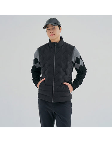 남성 핫멜트 구스 다운 베스트 RMDVM4303-199