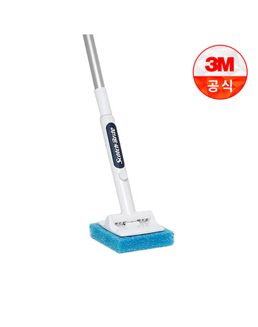 [3M]크린스틱 뉴올인원 욕실청소용 롱핸들+리필
