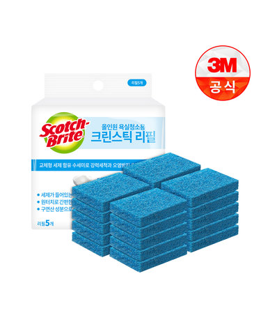[3M]크린스틱 뉴올인원 욕실청소용 리필20입