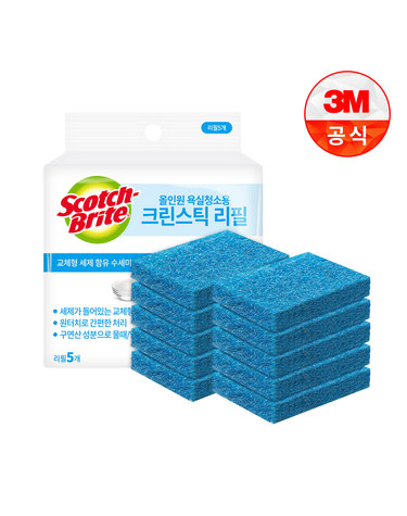 [3M]크린스틱 뉴올인원 욕실청소용 리필10입