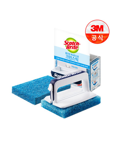 [3M]크린스틱 뉴올인원 욕실청소용 핸들+리필2입