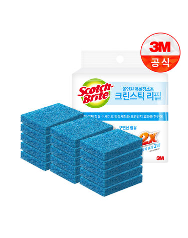 [3M]크린스틱 뉴올인원 욕실청소용 리필15입