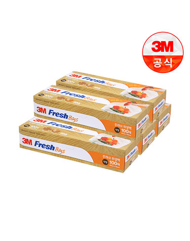 [3M]후레쉬 위생백(대형) 100매(30x45cm) 5개세트