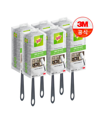 [3M]뉴 다용도 먼지떨이/브러쉬 핸들 + 리필 2입 X 6개