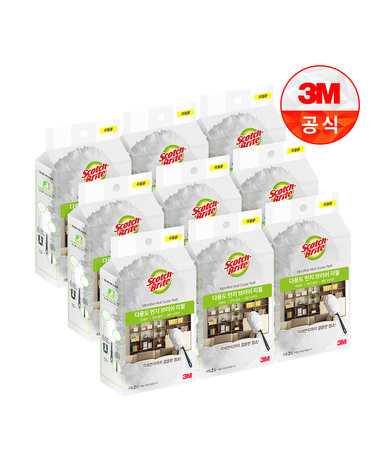 [3M]뉴 다용도 먼지떨이/브러쉬 리필 2입 X 9개