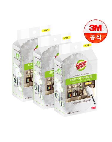 [3M]뉴 다용도 먼지떨이/브러쉬 리필 2입 X 3개