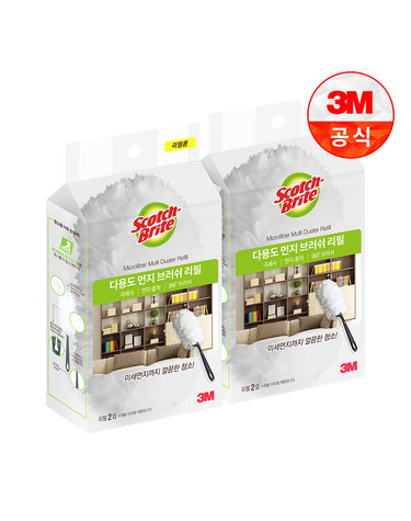 [3M]뉴 다용도 먼지떨이/브러쉬 리필 2입 X 2개