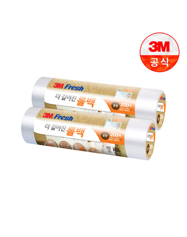 [3M]후레쉬 더긴 롤백(중형) 200매 x 2개