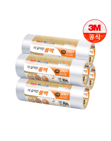 [3M]후레쉬 더긴 롤백(소형) 200매 x 4개