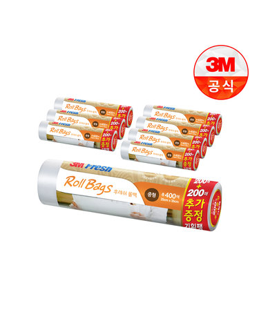 [3M]후레쉬 롤백(중) 200+200매 x 8개
