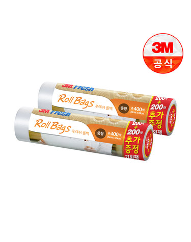 [3M]후레쉬 롤백(중) 200+200매 x 2개