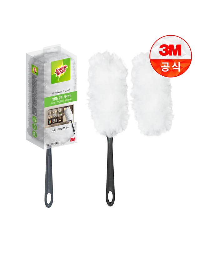 3엠 [3M]뉴 다용도 먼지떨이 핸들+리필 2입 착용컷