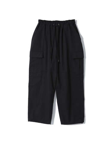 BIO WASHED COTTON B.D.U PANTS (BLACK)
