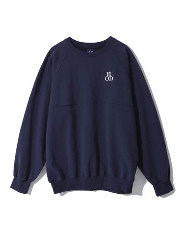 BIO WASHED COTTON CUTTING SWEATSHIRTS (MIDNIGHT-BLUE)