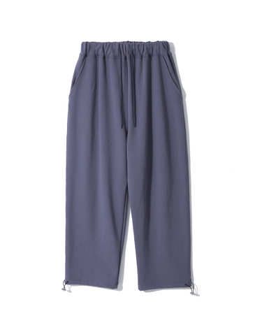 STRING DETAIL CONVERTABLE SWEATPANTS (FOG BLUE)
