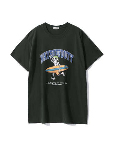 [2022 restock] SURFING TRIP T-SHITS (DEEP-GREEN)