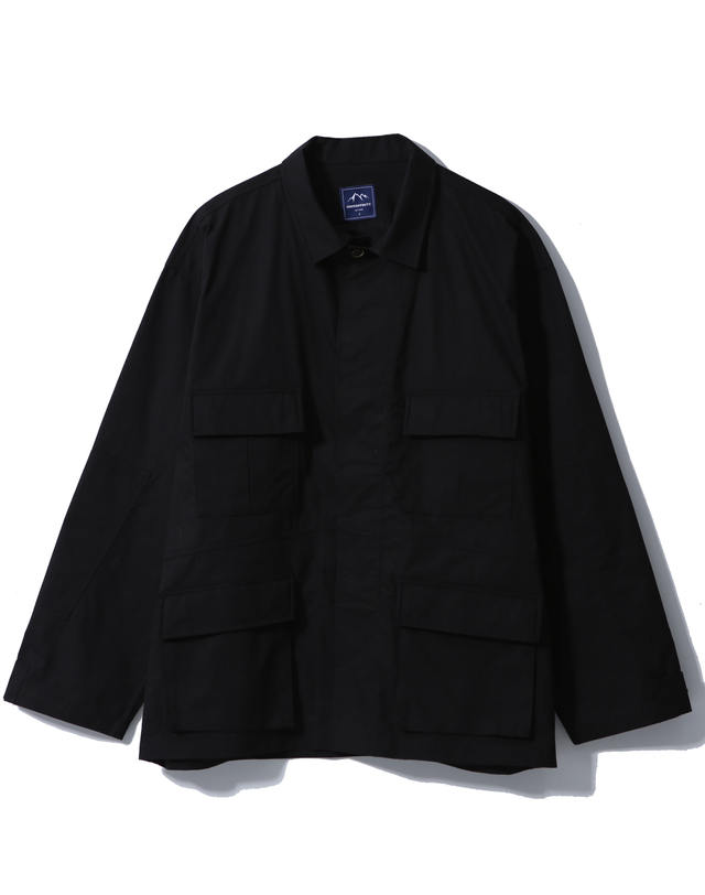 해브오프듀티 BIO WASHED COTTON B.D.U JACKET (BLACK) 착용컷