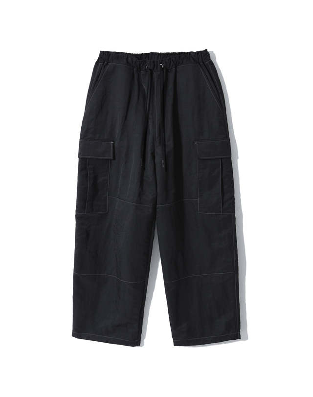 해브오프듀티 HEAVY NYLON PANTS (BLACK) 착용컷