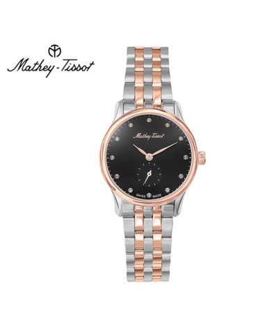 메티티솟 Mathey-Tissot 여성 메탈밴드시계 D1886MRN