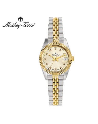 메티티솟 Mathey-Tissot 여성 메탈밴드시계 D710BDI