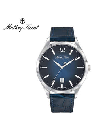 메티티솟 Mathey-Tissot 여성 가죽밴드시계 D411ABU