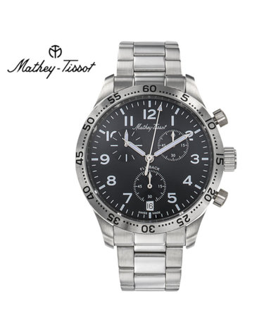 메티티솟 Mathey-Tissot 남성 메탈밴드시계 H1821CHANG