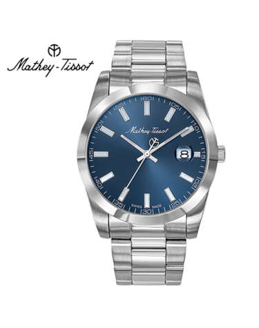 메티티솟 Mathey-Tissot 남성 메탈밴드시계 H450ABU