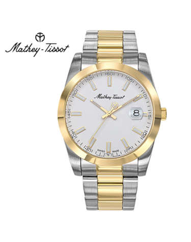 메티티솟 Mathey-Tissot 남성 메탈밴드시계 H450BI
