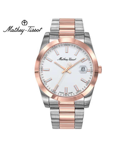 메티티솟 Mathey-Tissot 남성 메탈밴드시계 H450RA