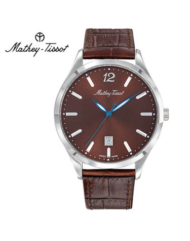 메티티솟 Mathey-Tissot 남성 가죽밴드시계 H411AM