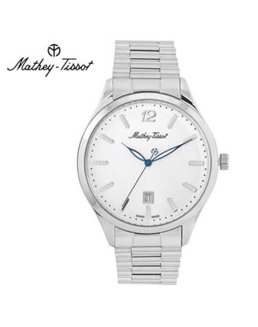 메티티솟 Mathey-Tissot 남성 메탈밴드시계 H411MAI