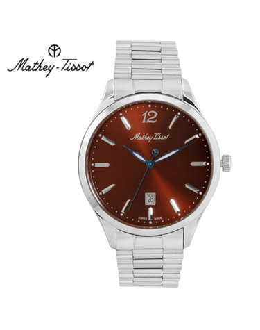 메티티솟 Mathey-Tissot 남성 메탈밴드시계 H411MAM