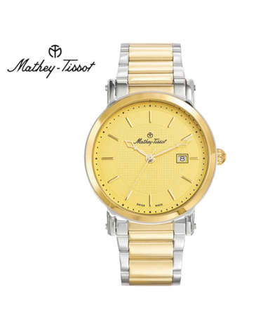 메티티솟 Mathey-Tissot 남성 메탈밴드시계 H611251MBDI