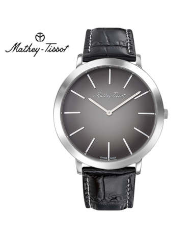 메티티솟 Mathey-Tissot 남성 가죽밴드시계 H7915AS