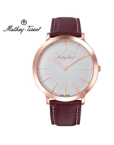 메티티솟 Mathey-Tissot 남성 가죽밴드시계 H7915PI