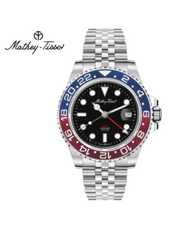 메티티솟 Mathey-Tissot 남성 메탈밴드시계 H903AR