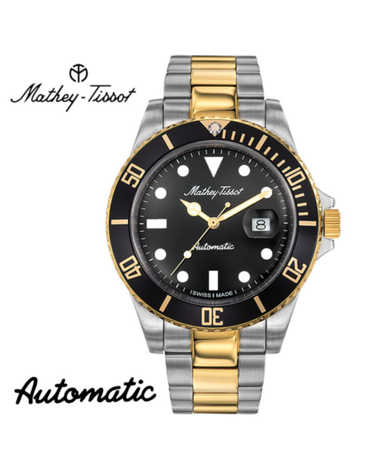 메티티솟 Mathey-Tissot 오토매틱 남성 메탈밴드시계 H901ATBN