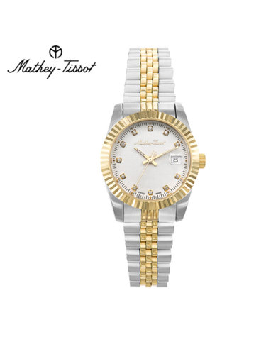 메티티솟 Mathey-Tissot 여성 메탈밴드시계 D810BI