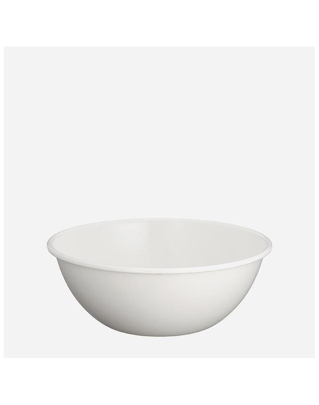 노다호로 노다호로 법랑 보울 26cm-화이트 착용컷