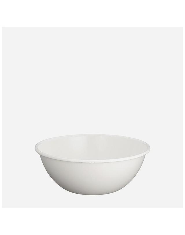 노다호로 노다호로 법랑 보울 22cm-화이트 착용컷