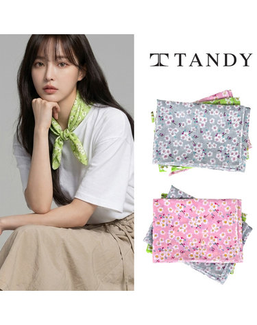 [탠디] TANDY 스위트 플라 손수건 스카프