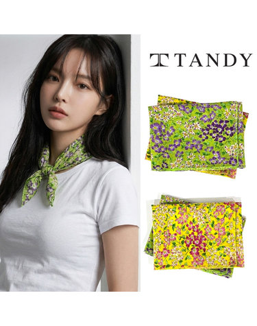 [탠디] TANDY 컬러가든 손수건 스카프