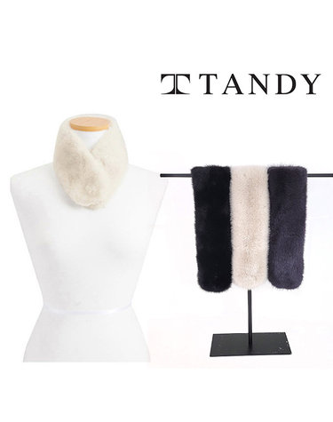 [탠디] TANDY 밍크스킨자석 퍼 머플러