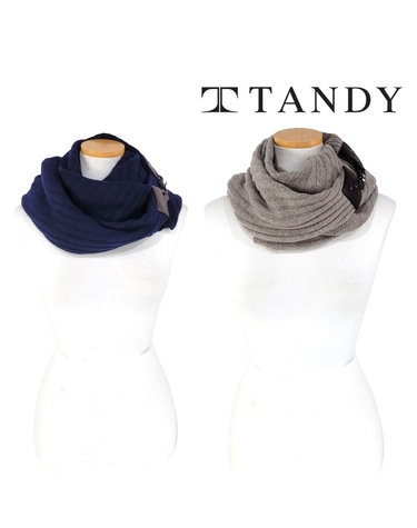 [탠디] TANDY 버클니트 캐시미어 머플러