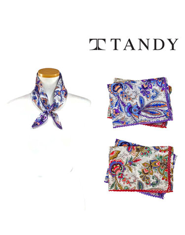 [탠디] TANDY 연화 쁘띠 손수건 스카프