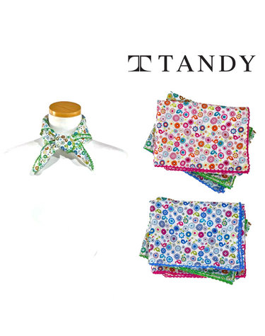 [탠디] TANDY 버디플라 쁘띠 손수건 스카프