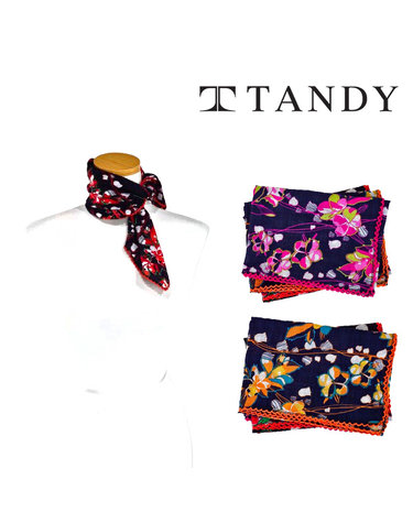 [탠디] TANDY 루이스 쁘띠 손수건 스카프