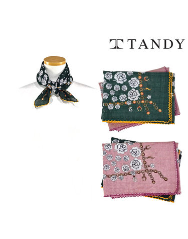 [탠디] TANDY 로즈미 손수건 스카프