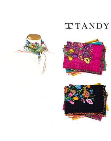 [탠디] TANDY 릴리시스 손수건 스카프