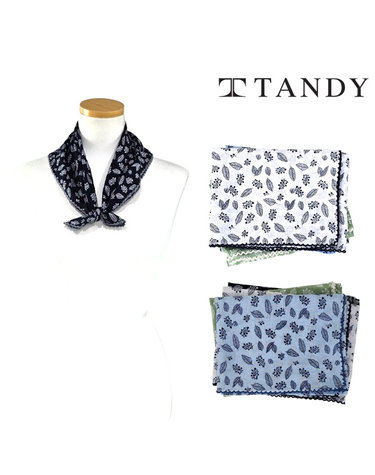 [탠디] TANDY 리프티레이스 손수건 스카프